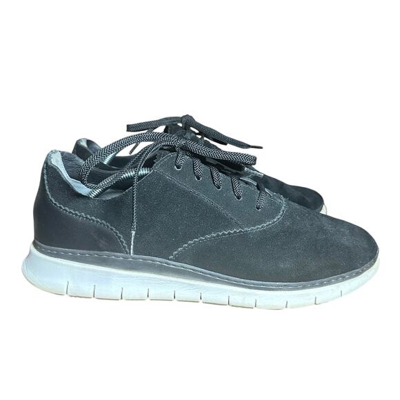 Vionic black suede Taylor Sneakers size 11 comfort support sporty - Picture 1 of 10